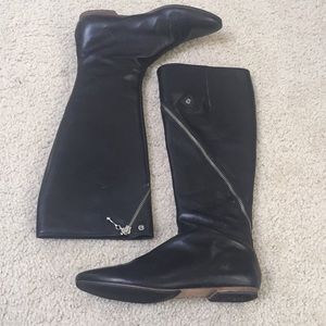 Sigerson Morrison Belle flat leather boots